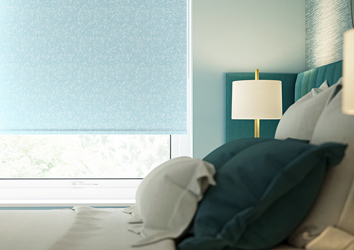 Ophelia, Neon Blue - Roller Blind - Image 5